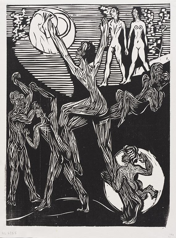 Ernst Ludwig Kirchner - Woodcut