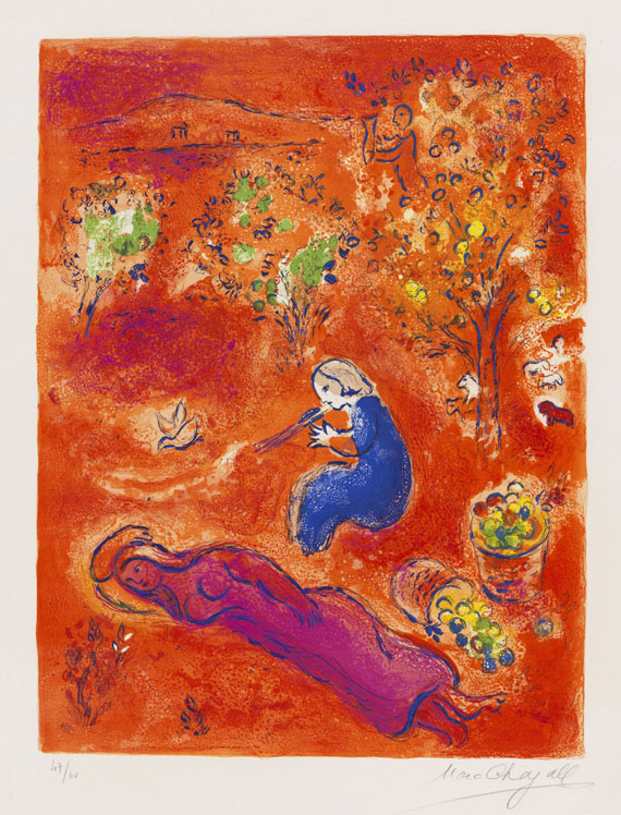 Chagall, Marc - Lithograph in colors